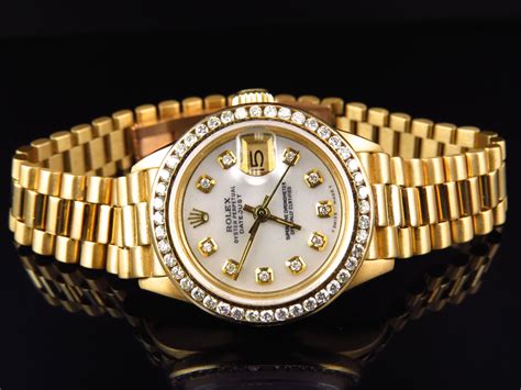 gold plated rolex replica|pre owned women's rolex.